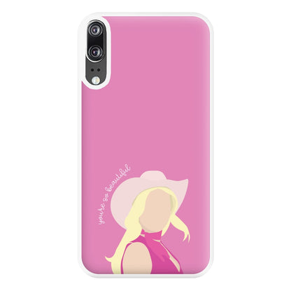 You're So Beautiful - Margot Phone Case for Huawei P20