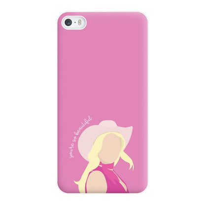 You're So Beautiful - Margot Phone Case for iPhone 5 / 5s / SE 2016