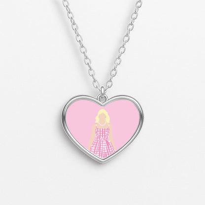Pink Dress - Margot Necklace