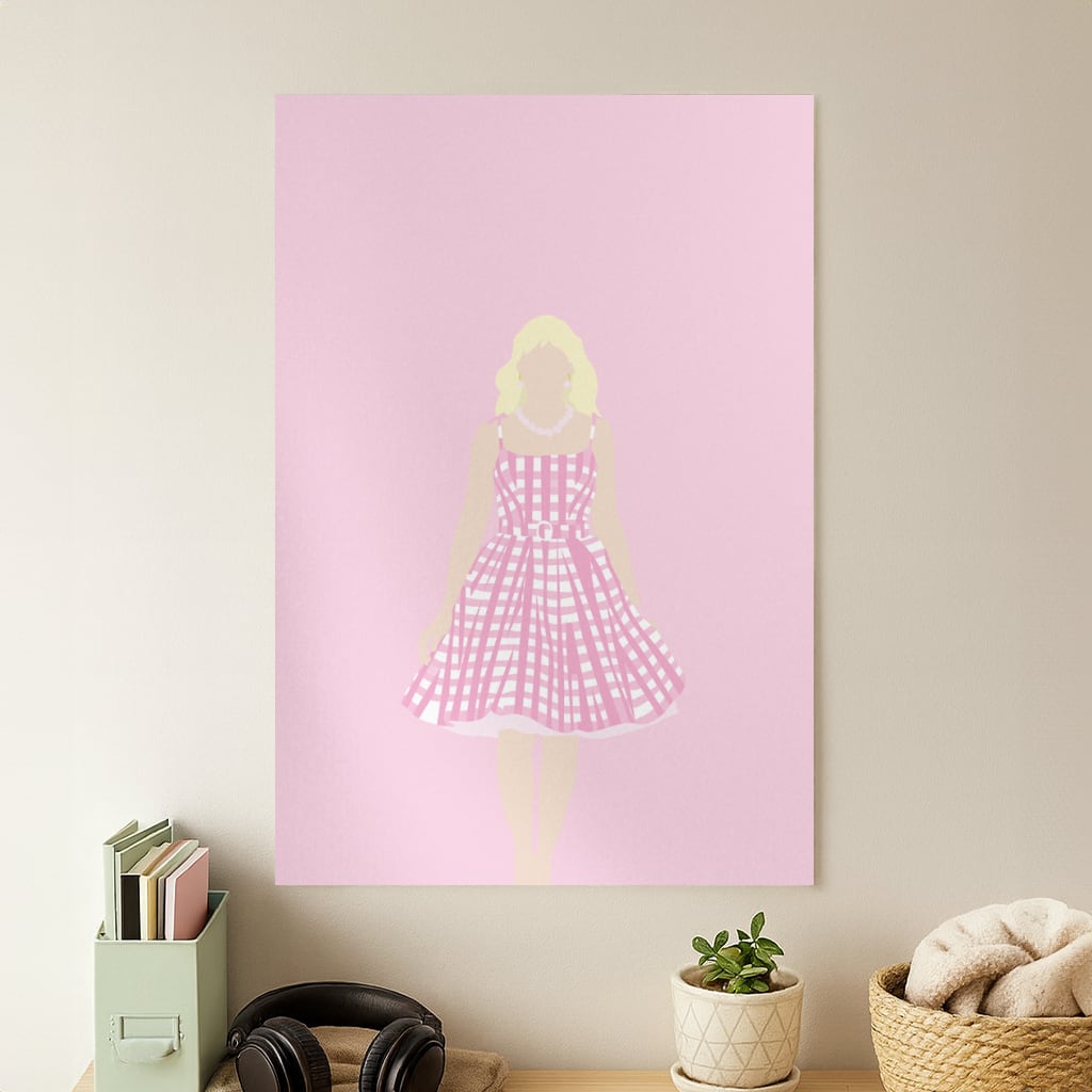 Pink Dress - Margot Poster