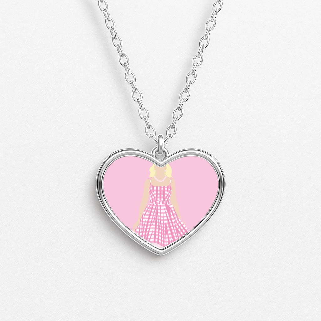 Pink Dress - Margot Heart Necklace