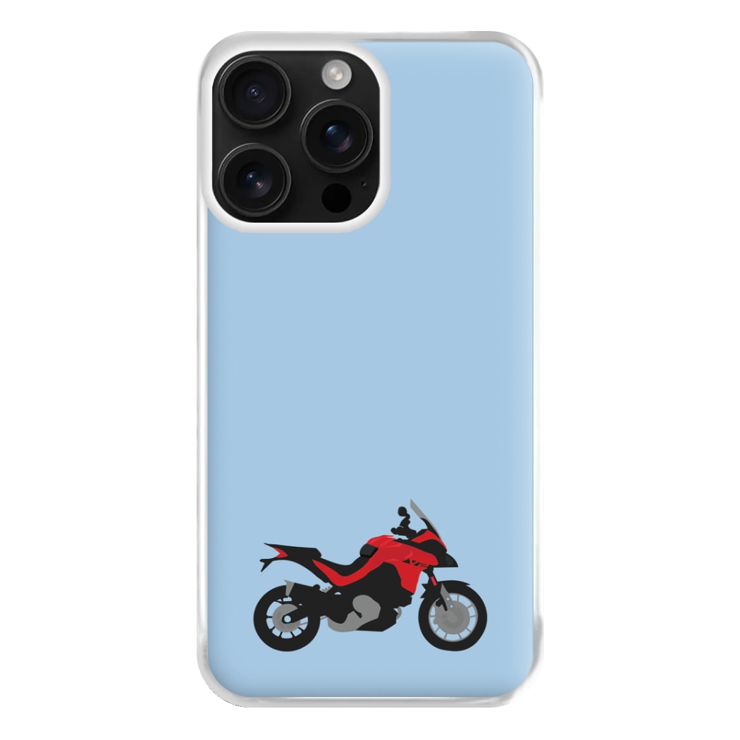 Red Motorbike - Motorbike Phone Case