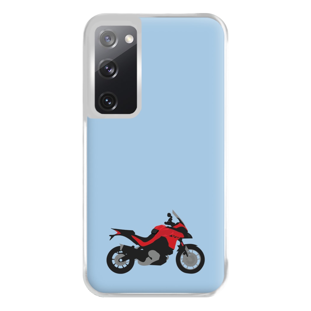 Red Motorbike - Motorbike Phone Case for Galaxy S20FE