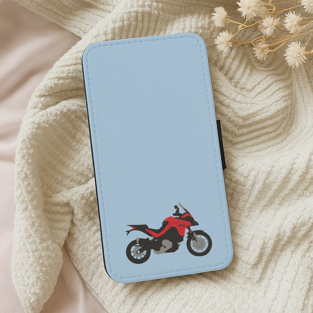 Red Motorbike - Motorbike Wallet Phone Case