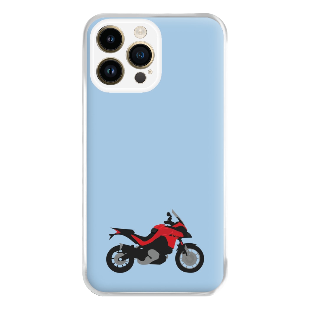 Red Motorbike - Motorbike Phone Case for iPhone 14 Pro Max