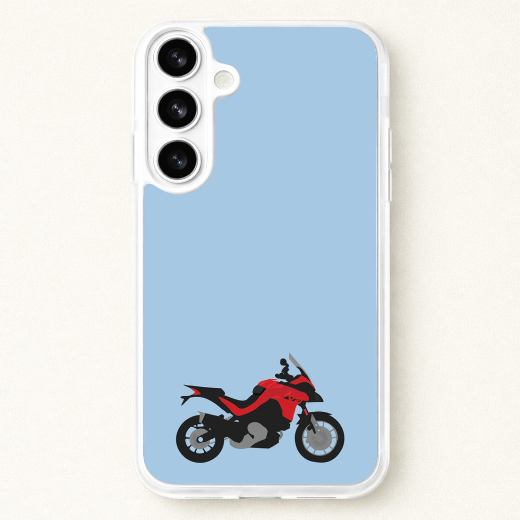 Red Motorbike - Motorbike Phone Case for Galaxy S26