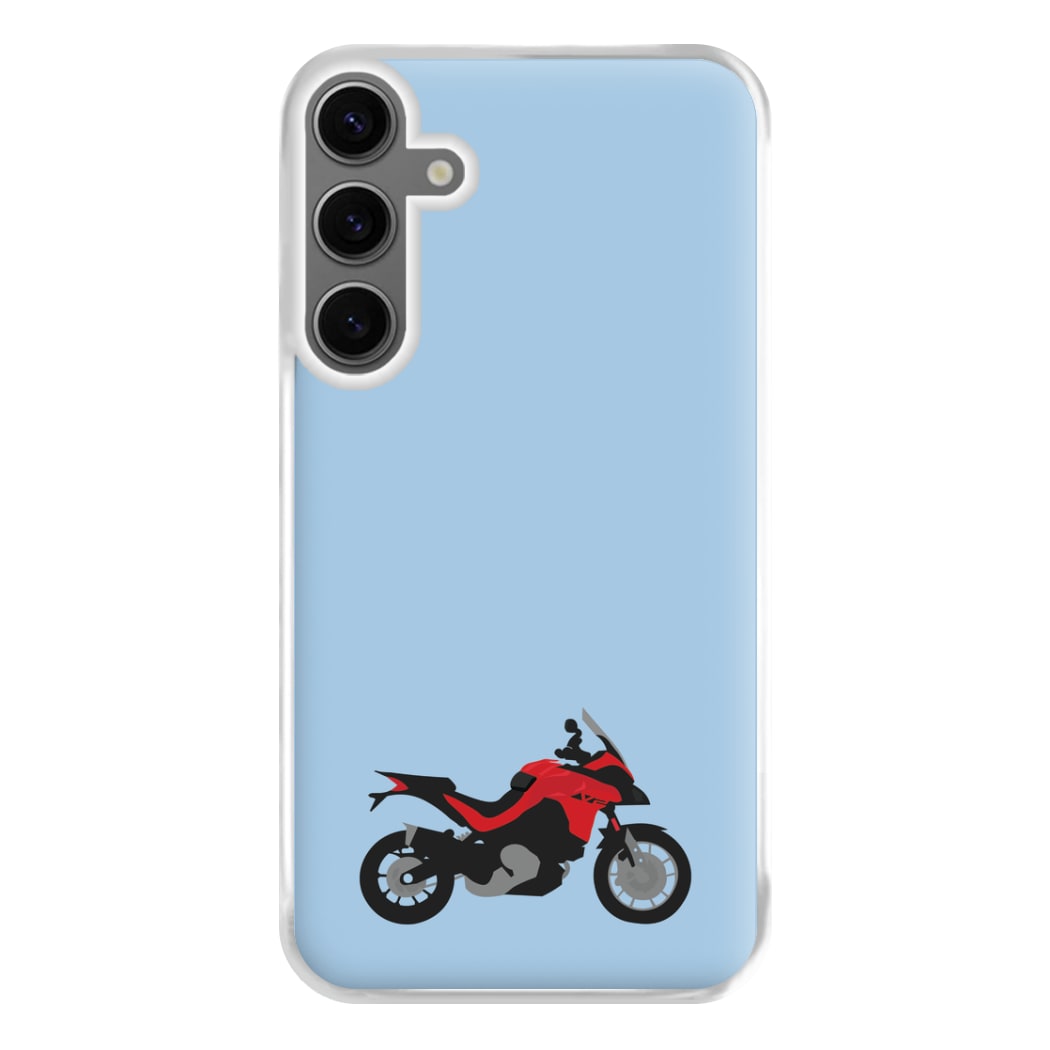 Red Motorbike - Motorbike Phone Case for Galaxy S24FE