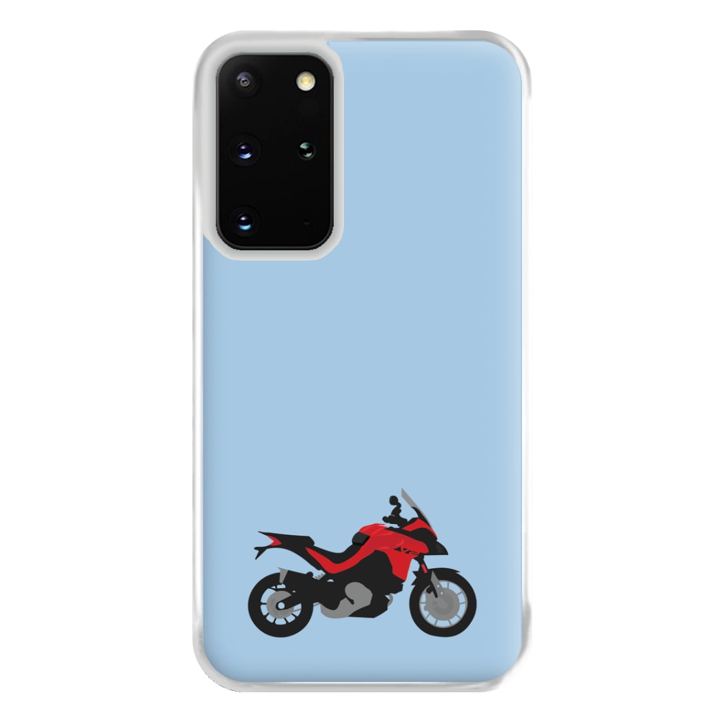 Red Motorbike - Motorbike Phone Case for Galaxy S20 Plus