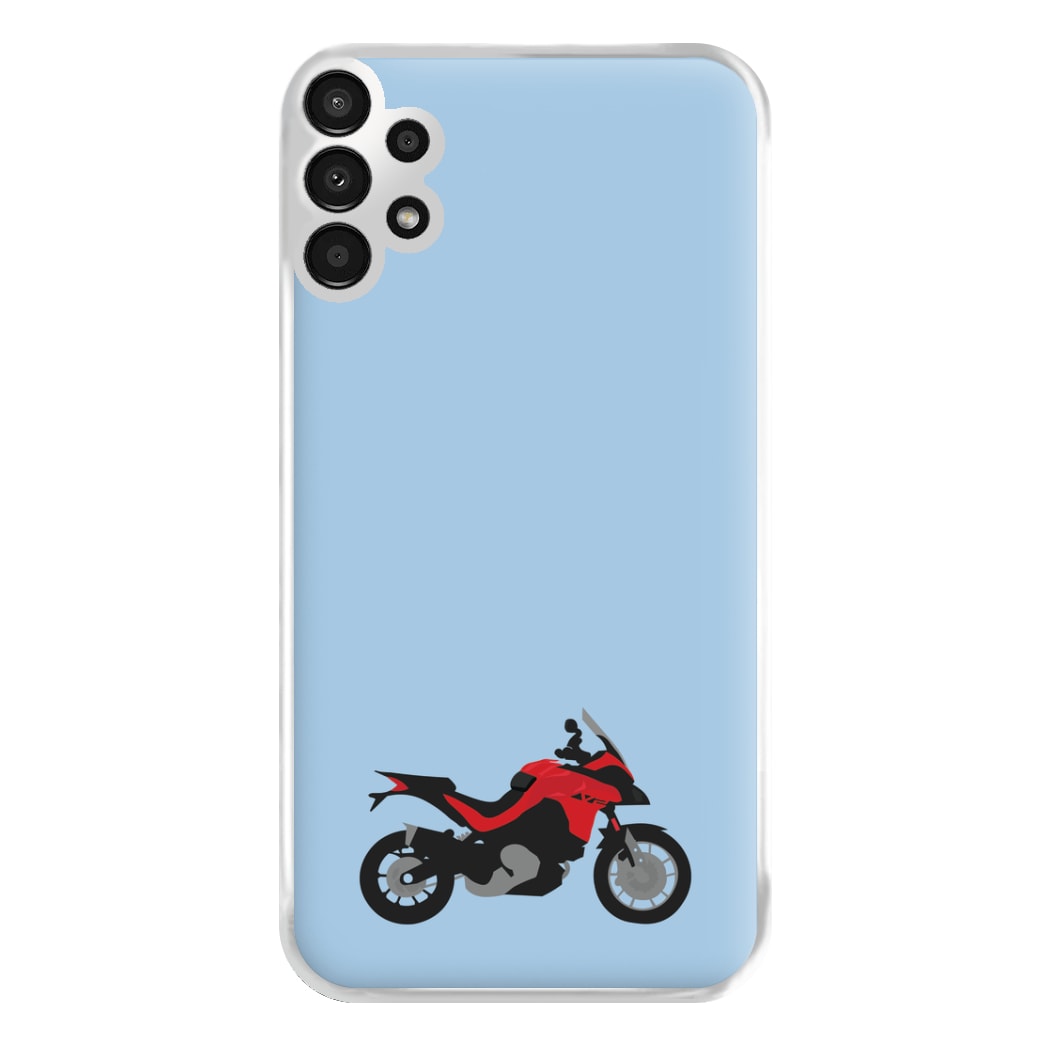 Red Motorbike - Motorbike Phone Case for Galaxy A13