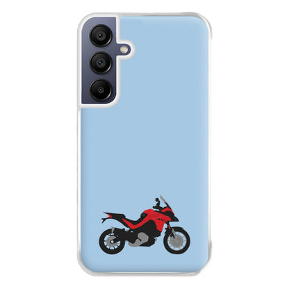 Red Motorbike - Motorbike Phone Case for Galaxy A16