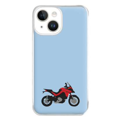 Red Motorbike - Motorbike Phone Case for iPhone 14