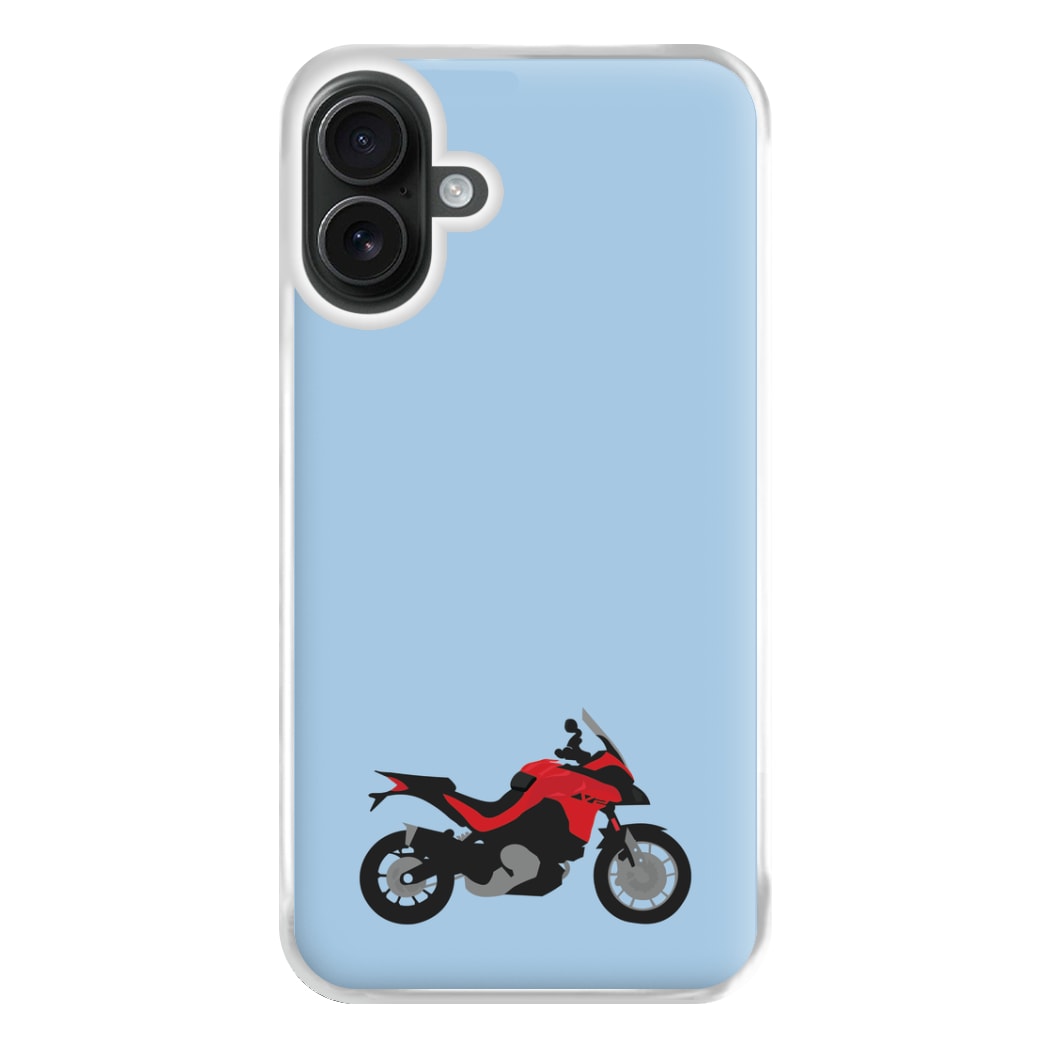 Red Motorbike - Motorbike Phone Case for iPhone 16 Plus