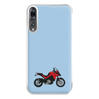 Red Motorbike - Motorbike Phone Case for Huawei P20 Pro