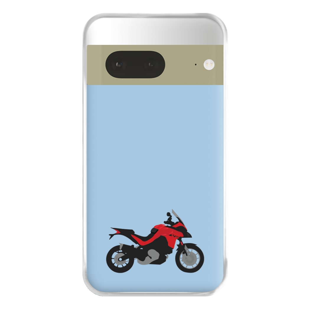 Red Motorbike - Motorbike Phone Case for Google Pixel 7a