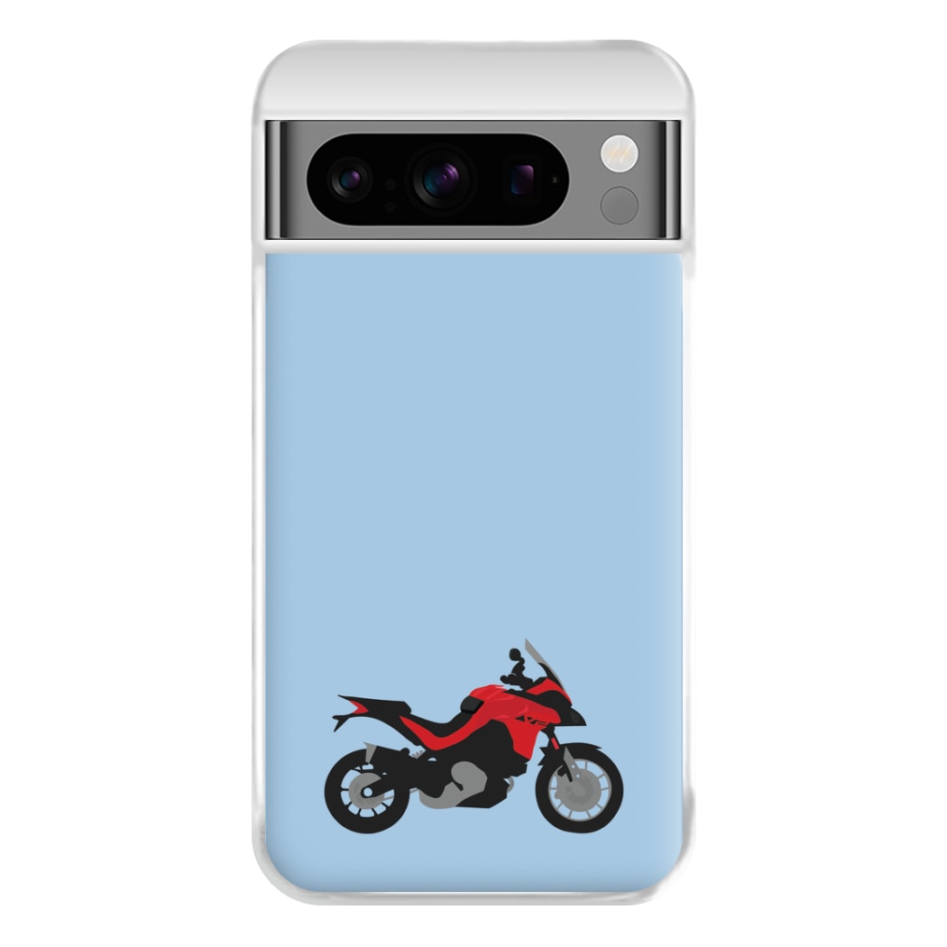 Red Motorbike - Motorbike Phone Case for Google Pixel 8 Pro