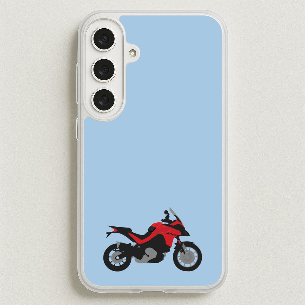 Red Motorbike - Motorbike Phone Case for Galaxy S25FE