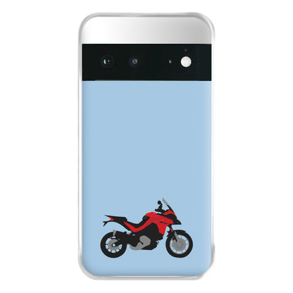 Red Motorbike - Motorbike Phone Case for Google Pixel 6a