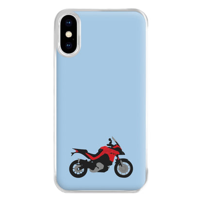 Red Motorbike - Motorbike Phone Case for iPhone XS Max