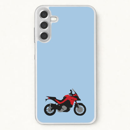 Red Motorbike - Motorbike Phone Case for Galaxy A17