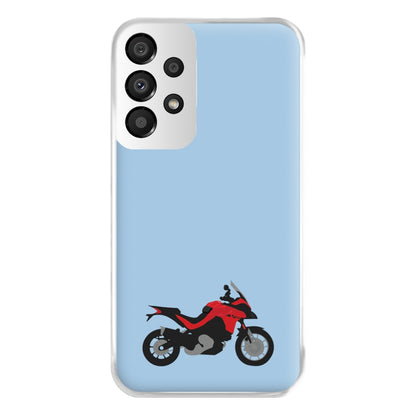 Red Motorbike - Motorbike Phone Case for Galaxy A33