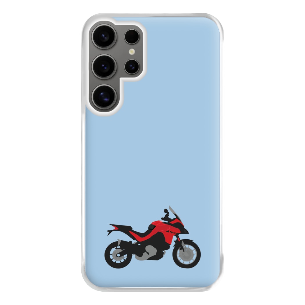 Red Motorbike - Motorbike Phone Case for Galaxy S24 Ultra