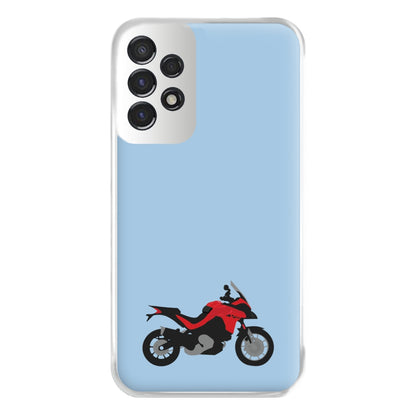 Red Motorbike - Motorbike Phone Case for Galaxy A53