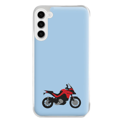 Red Motorbike - Motorbike Phone Case for Galaxy S23FE