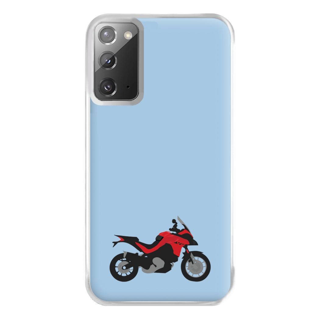 Red Motorbike - Motorbike Phone Case for Galaxy Note 20 Ultra