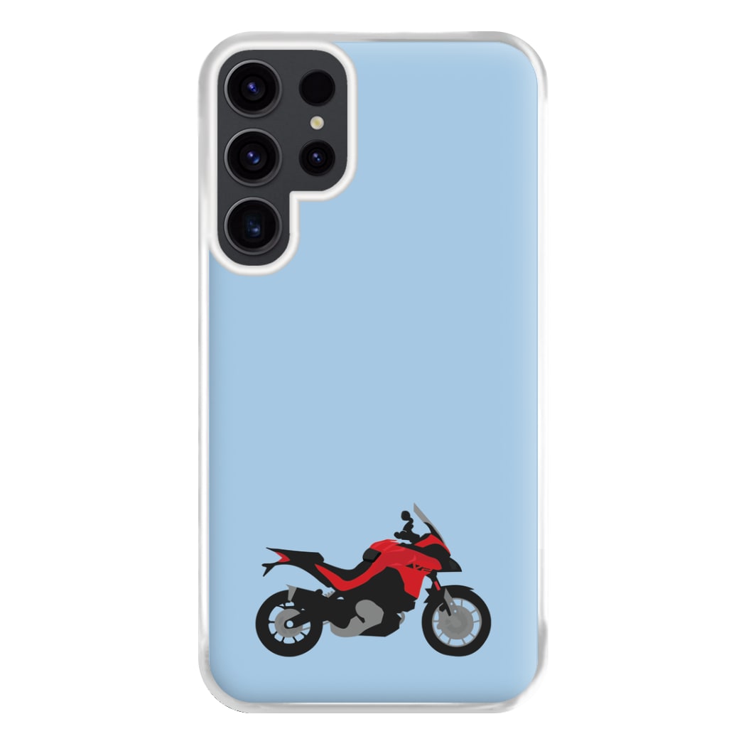 Red Motorbike - Motorbike Phone Case for Galaxy S23 Ultra