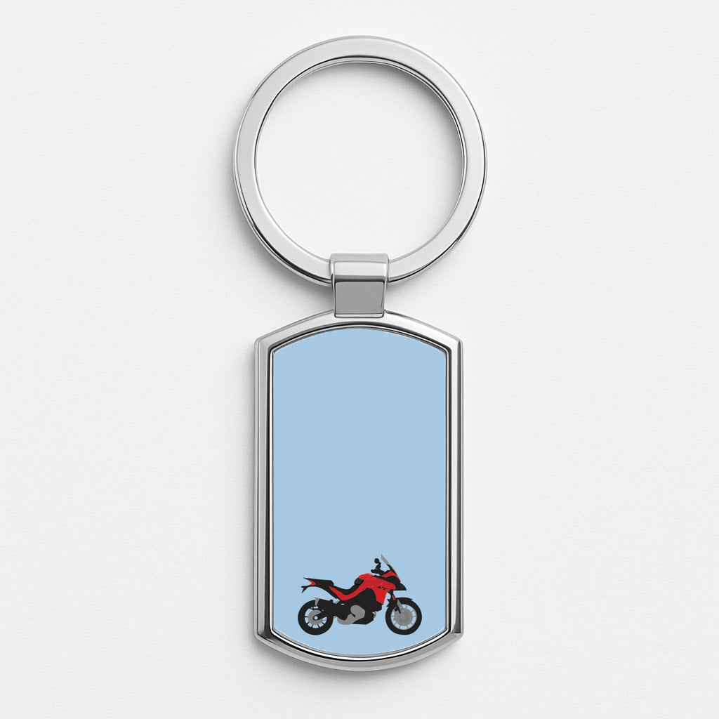 Red Motorbike - Motorbike Luxury Keyring