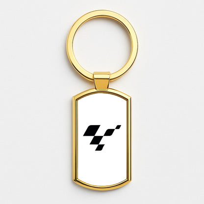 logo - Motorbike Gold Keyring