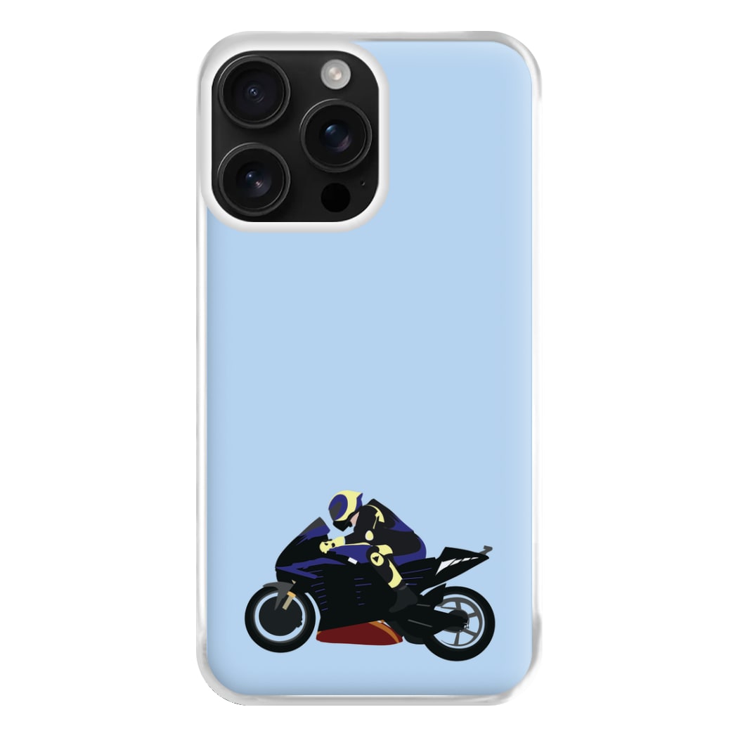 Purple Motorbike - Motorbike Phone Case