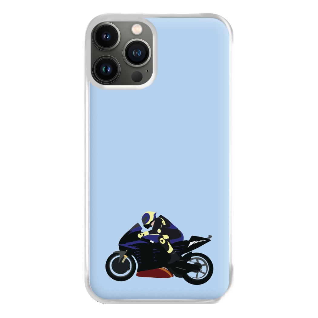 Purple Motorbike - Motorbike Phone Case for iPhone 13 Pro Max