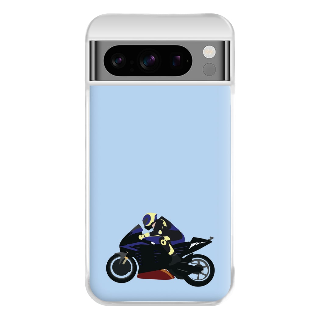 Purple Motorbike - Motorbike Phone Case for Google Pixel 8 Pro