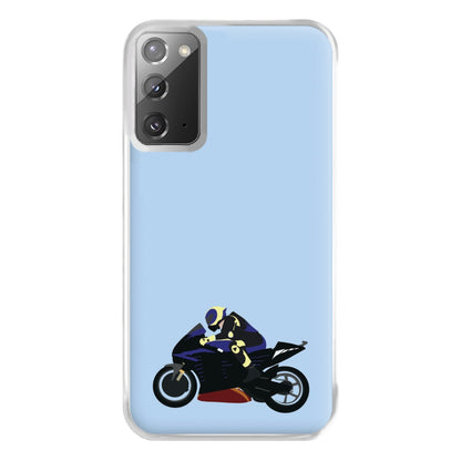 Purple Motorbike - Motorbike Phone Case for Galaxy Note 20 Ultra