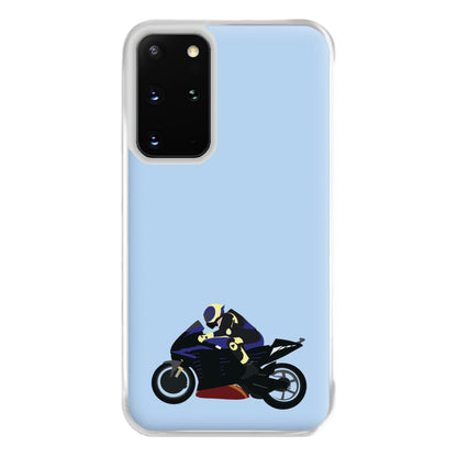 Purple Motorbike - Motorbike Phone Case for Galaxy S20 Plus