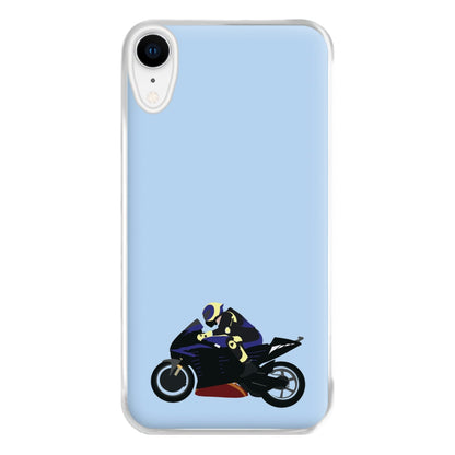 Purple Motorbike - Motorbike Phone Case for iPhone XR