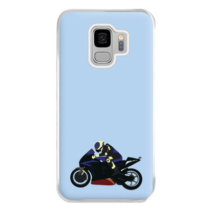 Purple Motorbike - Motorbike Phone Case for Galaxy S9 Plus