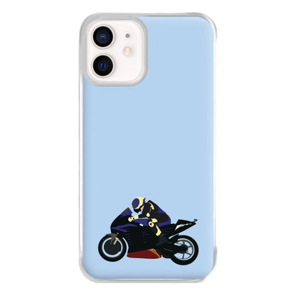 Purple Motorbike - Motorbike Phone Case for iPhone 13 Mini