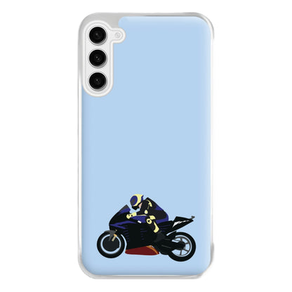 Purple Motorbike - Motorbike Phone Case for Galaxy S23FE