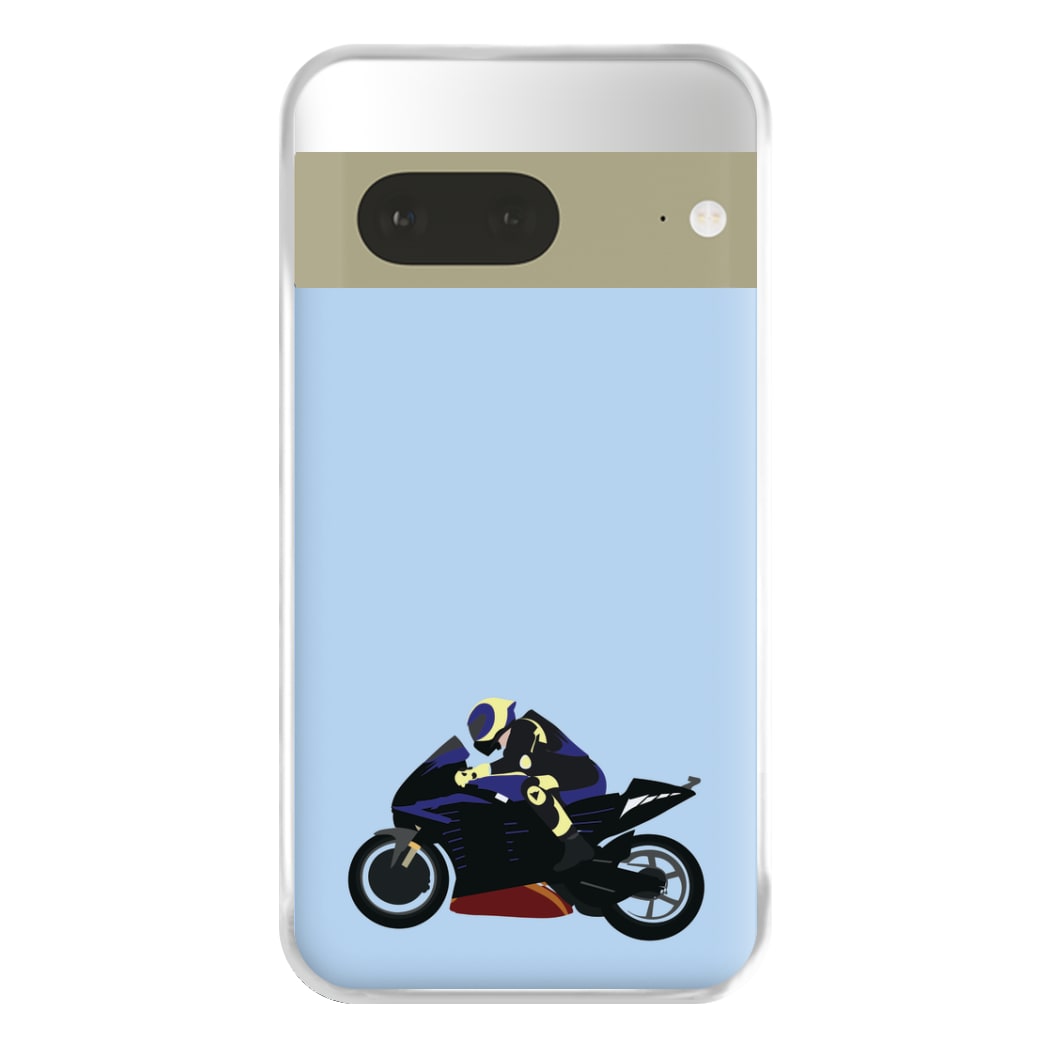 Purple Motorbike - Motorbike Phone Case for Google Pixel 7a