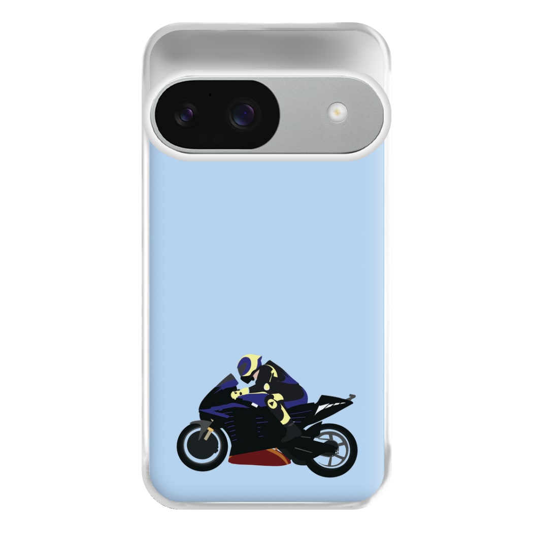 Purple Motorbike - Motorbike Phone Case for Google Pixel 9 / 9 Pro