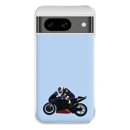 Purple Motorbike - Motorbike Phone Case for Google Pixel 8