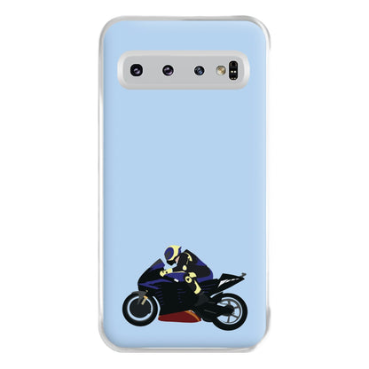 Purple Motorbike - Motorbike Phone Case for Galaxy S10 Plus