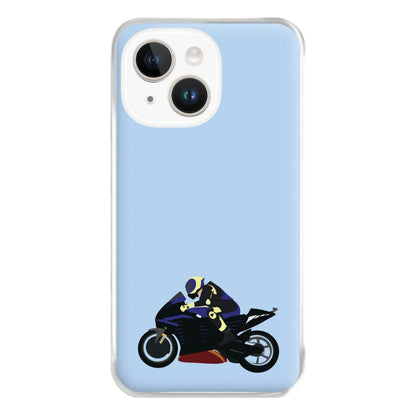 Purple Motorbike - Motorbike Phone Case for iPhone 14 Plus