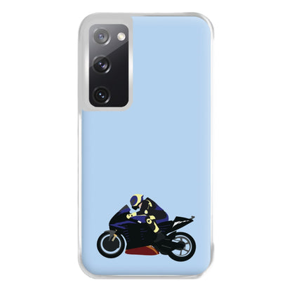 Purple Motorbike - Motorbike Phone Case for Galaxy S20FE