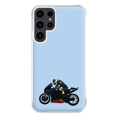 Purple Motorbike - Motorbike Phone Case for Galaxy S23 Ultra