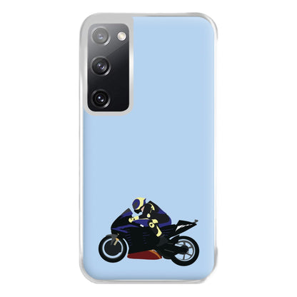 Purple Motorbike - Motorbike Phone Case for Galaxy S20