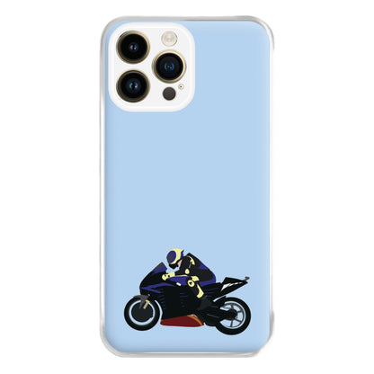 Purple Motorbike - Motorbike Phone Case for iPhone 14 Pro Max