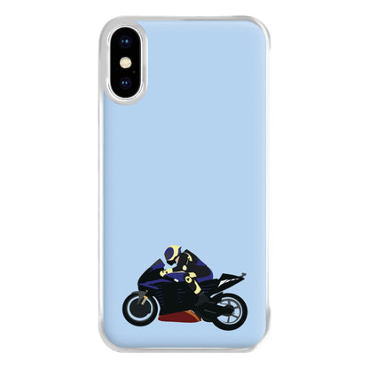 Purple Motorbike - Motorbike Phone Case for iPhone XS Max